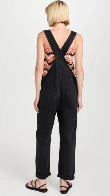 Free People Ziggy Denim Overalls ineral Black | Thumbnail 3 Free People Ziggy Denim Overalls ineral Black | Thumbnail 3