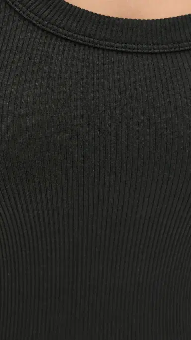 rag & bone The Essential Rib U Neck Tank Black | Thumbnail 6 rag & bone The Essential Rib U Neck Tank Black | Thumbnail 6