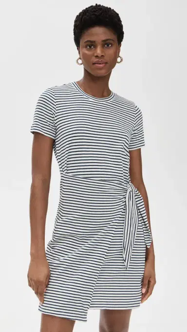 RAILS Edie Dress Navy icro Stripe | Thumbnail 2 RAILS Edie Dress Navy icro Stripe | Thumbnail 2
