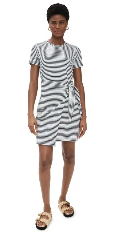 RAILS Edie Dress Navy icro Stripe | Thumbnail 1 RAILS Edie Dress Navy icro Stripe | Thumbnail 1