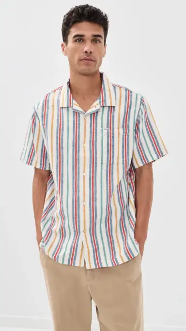 Barbour Waterbay tripe ummerfit Shirt White | Thumbnail 2 Barbour Waterbay tripe ummerfit Shirt White | Thumbnail 2