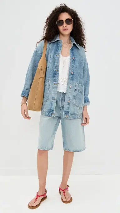 Free People Avery Denim Jacket Got The Blues | Thumbnail 5 Free People Avery Denim Jacket Got The Blues | Thumbnail 5