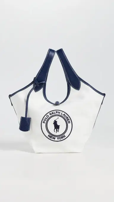Polo Ralph Lauren Polo Play Logo Canvas Tote Paper One Size | Thumbnail 2 Polo Ralph Lauren Polo Play Logo Canvas Tote Paper One Size | Thumbnail 2