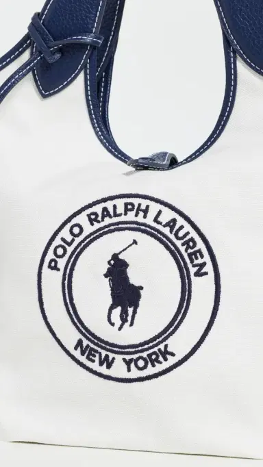Polo Ralph Lauren Polo Play Logo Canvas Tote Paper One Size | Thumbnail 5 Polo Ralph Lauren Polo Play Logo Canvas Tote Paper One Size | Thumbnail 5