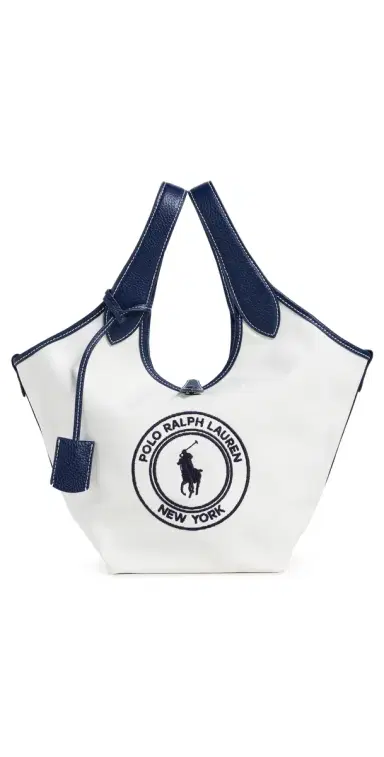 Polo Ralph Lauren Polo Play Logo Canvas Tote Paper One Size | Thumbnail 1 Polo Ralph Lauren Polo Play Logo Canvas Tote Paper One Size | Thumbnail 1