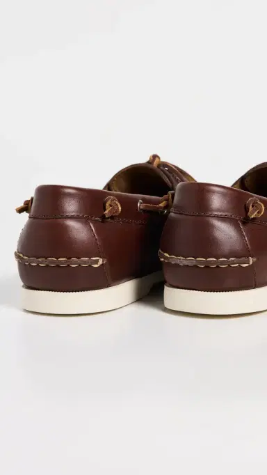 Polo Ralph Lauren Merton Leather Boat Shoes Polo Tan 8 | Thumbnail 3 Polo Ralph Lauren Merton Leather Boat Shoes Polo Tan 8 | Thumbnail 3