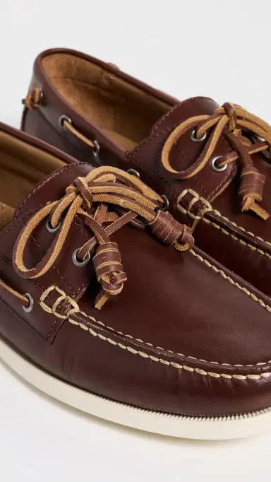 Polo Ralph Lauren Merton Leather Boat Shoes Polo Tan 8 | Thumbnail 5 Polo Ralph Lauren Merton Leather Boat Shoes Polo Tan 8 | Thumbnail 5