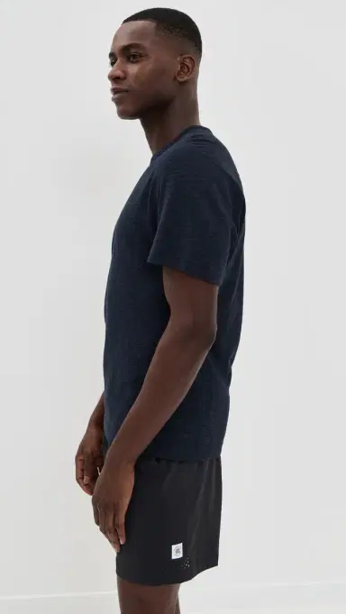 REIGNING CHAMP 1x1 lub lim T-Shirt Navy | Thumbnail 4 REIGNING CHAMP 1x1 lub lim T-Shirt Navy | Thumbnail 4
