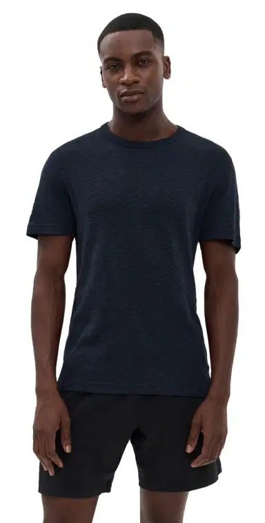 REIGNING CHAMP 1x1 lub lim T-Shirt Navy | Thumbnail 1 REIGNING CHAMP 1x1 lub lim T-Shirt Navy | Thumbnail 1