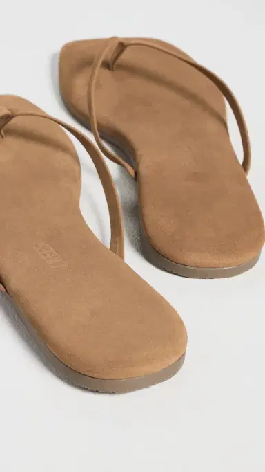 TKEES Lily Suede Flip Flops Camel | Thumbnail 4 TKEES Lily Suede Flip Flops Camel | Thumbnail 4
