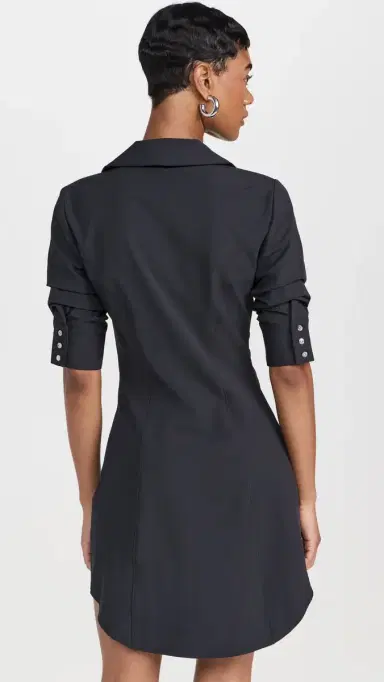 Cinq à Sept Mini Elina Dress Black | Thumbnail 3 Cinq à Sept Mini Elina Dress Black | Thumbnail 3