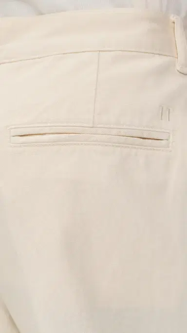 Les Deux Romeo Pleated Chino Pants Eggnog White | Thumbnail 6 Les Deux Romeo Pleated Chino Pants Eggnog White | Thumbnail 6