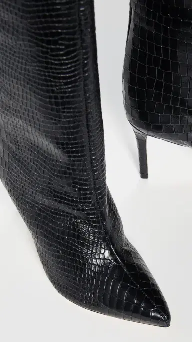 Schutz Maryana Croc Tall Boots Black | Thumbnail 6 Schutz Maryana Croc Tall Boots Black | Thumbnail 6