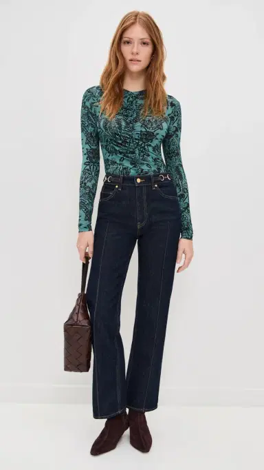 Ulla Johnson Agatha Jeans | Thumbnail 5 Ulla Johnson Agatha Jeans | Thumbnail 5