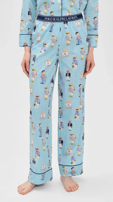 Polo Ralph Lauren Allover Bear Madison Pajama et Aqua Mist Bear | Thumbnail 5 Polo Ralph Lauren Allover Bear Madison Pajama et Aqua Mist Bear | Thumbnail 5