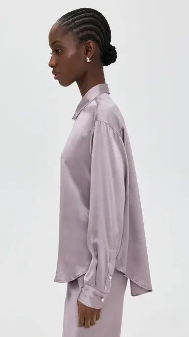 Comme Si La Classica ilk Shirt Mauve | Thumbnail 4 Comme Si La Classica ilk Shirt Mauve | Thumbnail 4