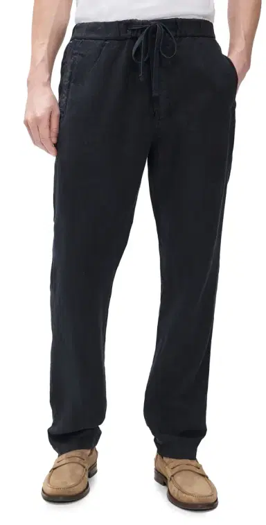 Citizens of Humanity Drawstring inen Deck Pants Navy | Thumbnail 1 Citizens of Humanity Drawstring inen Deck Pants Navy | Thumbnail 1
