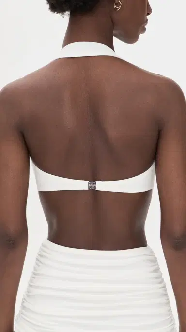 Norma Kamali Bill Bikini Top now White | Thumbnail 3 Norma Kamali Bill Bikini Top now White | Thumbnail 3