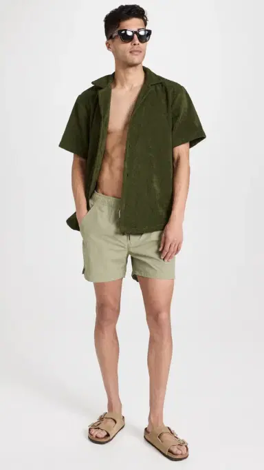OAS Nylon wim Shorts 5 Green | Thumbnail 5 OAS Nylon wim Shorts 5 Green | Thumbnail 5
