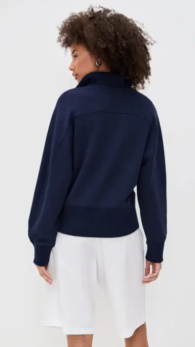 LE BOP Thea Quarter-Zip Pullover Navy | Thumbnail 3 LE BOP Thea Quarter-Zip Pullover Navy | Thumbnail 3