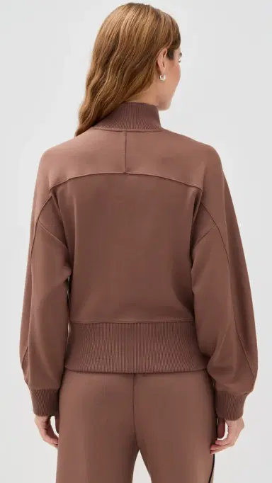 LE BOP Thea Quarter-Zip Pullover Nutmeg | Thumbnail 3 LE BOP Thea Quarter-Zip Pullover Nutmeg | Thumbnail 3