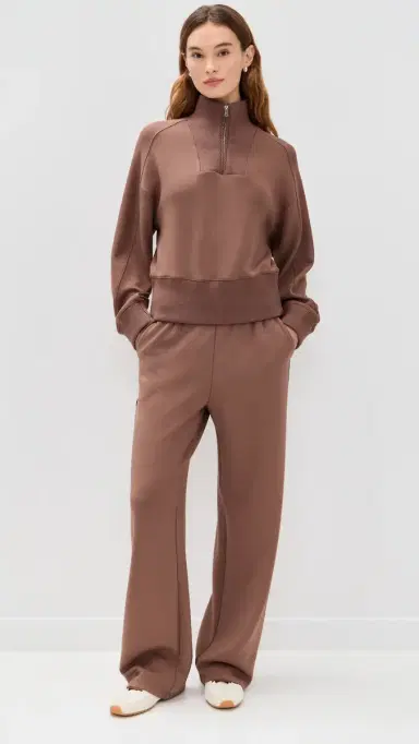 LE BOP Thea Quarter-Zip Pullover Nutmeg | Thumbnail 5 LE BOP Thea Quarter-Zip Pullover Nutmeg | Thumbnail 5