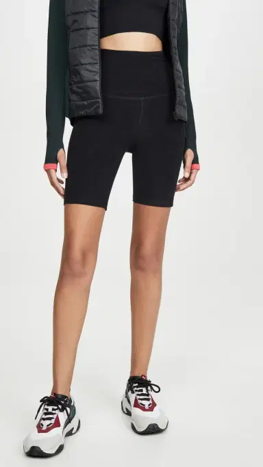 Beyond Yoga High Waisted Biker Shorts Darkest Night S | Thumbnail 2 Beyond Yoga High Waisted Biker Shorts Darkest Night S | Thumbnail 2