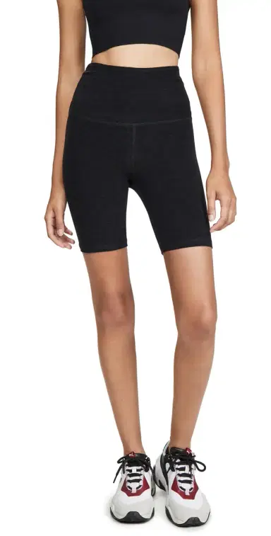 Beyond Yoga High Waisted Biker Shorts Darkest Night S | Thumbnail 1 Beyond Yoga High Waisted Biker Shorts Darkest Night S | Thumbnail 1