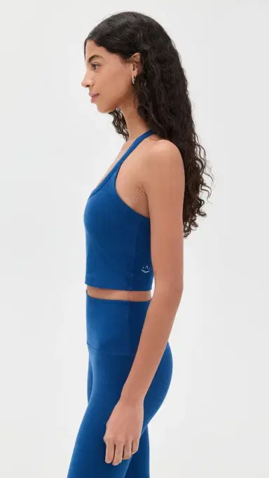 Beyond Yoga Spacedye On The Up Cropped Tank Marine Blue Heather | Thumbnail 4 Beyond Yoga Spacedye On The Up Cropped Tank Marine Blue Heather | Thumbnail 4