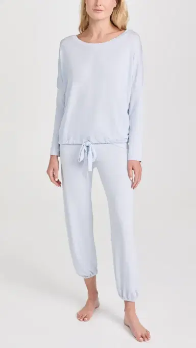 Eberjey Gisele The Slouchy Set Ice Blue | Thumbnail 2 Eberjey Gisele The Slouchy Set Ice Blue | Thumbnail 2