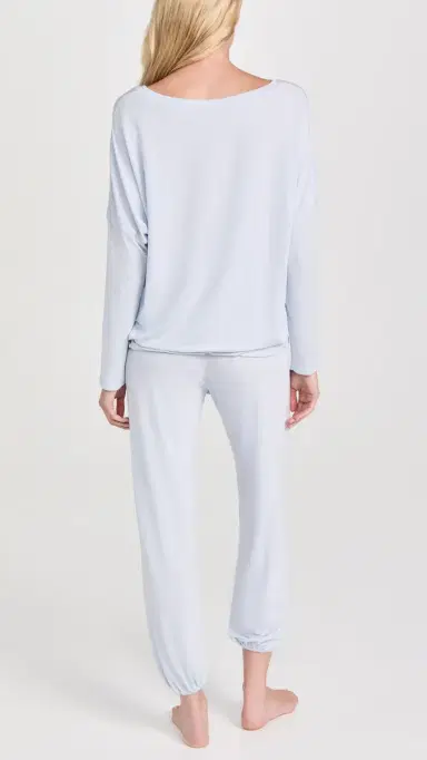 Eberjey Gisele The Slouchy Set Ice Blue | Thumbnail 3 Eberjey Gisele The Slouchy Set Ice Blue | Thumbnail 3