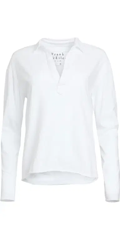 FRANK & EILEEN Popover Top White L | Thumbnail 1 FRANK & EILEEN Popover Top White L | Thumbnail 1