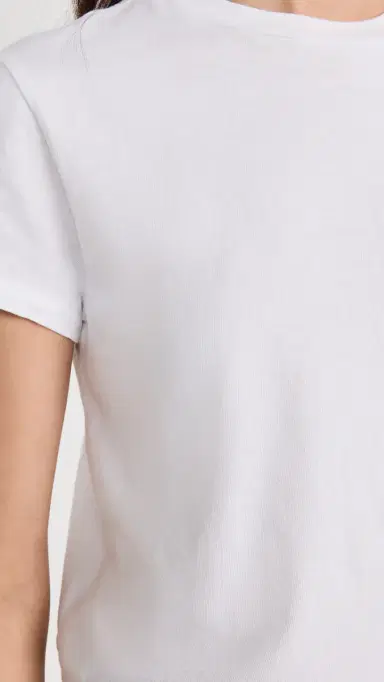 AGOLDE Adine hrunken Tee White | Thumbnail 6 AGOLDE Adine hrunken Tee White | Thumbnail 6