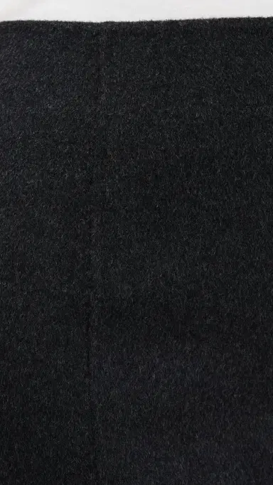 Alex Mill Naomi Doubleface Wool Miniskirt Charcoal | Thumbnail 6 Alex Mill Naomi Doubleface Wool Miniskirt Charcoal | Thumbnail 6