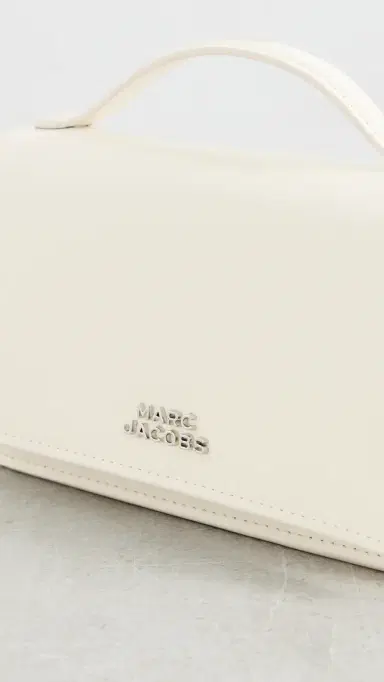 Marc Jacobs The Glam Mirror Mini Bag Cotton White One Size | Thumbnail 5 Marc Jacobs The Glam Mirror Mini Bag Cotton White One Size | Thumbnail 5