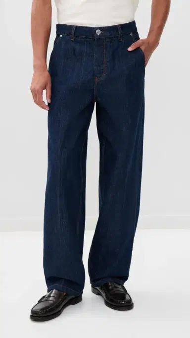 AMI Balloon Fit Jeans Indigo | Thumbnail 3 AMI Balloon Fit Jeans Indigo | Thumbnail 3