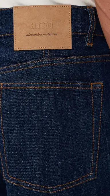 AMI Balloon Fit Jeans Indigo | Thumbnail 6 AMI Balloon Fit Jeans Indigo | Thumbnail 6