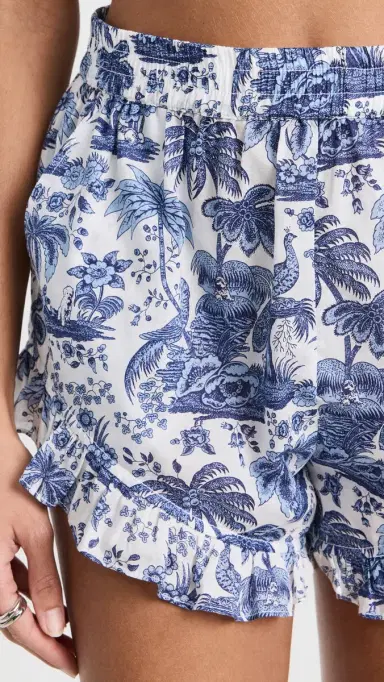 STAUD Boyana Shorts Blue Toile | Thumbnail 6 STAUD Boyana Shorts Blue Toile | Thumbnail 6