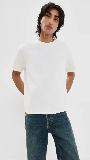 Jeanerica Delon Boxy Tee Natural White | Thumbnail 2 Jeanerica Delon Boxy Tee Natural White | Thumbnail 2