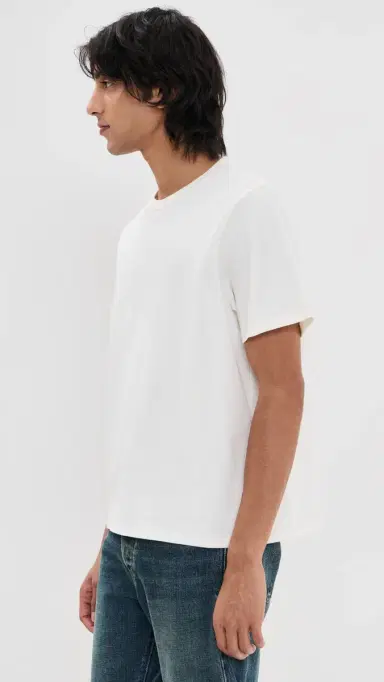 Jeanerica Delon Boxy Tee Natural White | Thumbnail 4 Jeanerica Delon Boxy Tee Natural White | Thumbnail 4