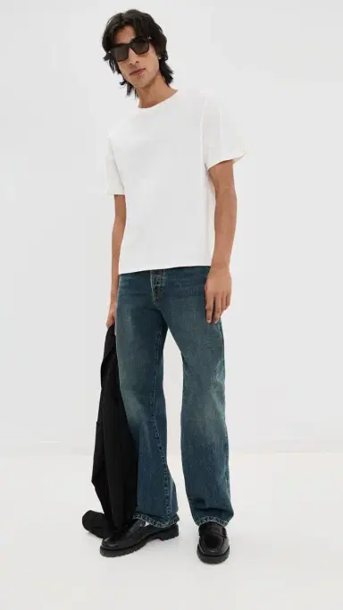 Jeanerica Delon Boxy Tee Natural White | Thumbnail 5 Jeanerica Delon Boxy Tee Natural White | Thumbnail 5