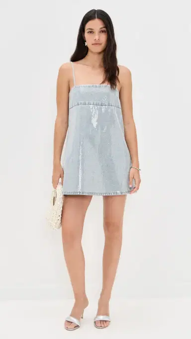 Retrofête Nadiya Denim Dress Coastline | Thumbnail 5 Retrofête Nadiya Denim Dress Coastline | Thumbnail 5