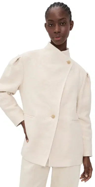 Isabel Marant Étoile Uadie Jacket Ecru | Thumbnail 1 Isabel Marant Étoile Uadie Jacket Ecru | Thumbnail 1