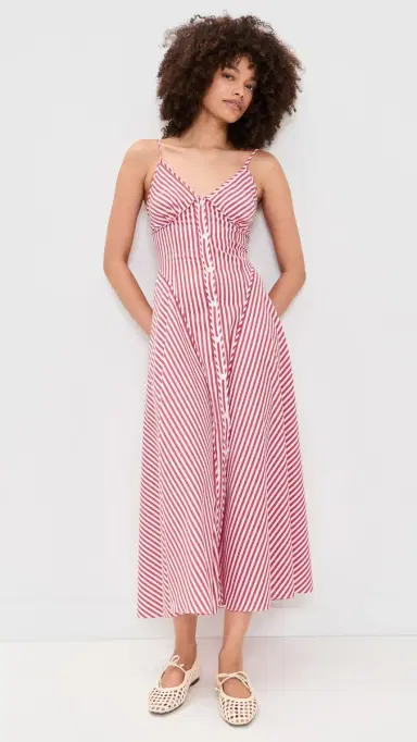 Saylor Arabella Dress Red/White | Thumbnail 5 Saylor Arabella Dress Red/White | Thumbnail 5