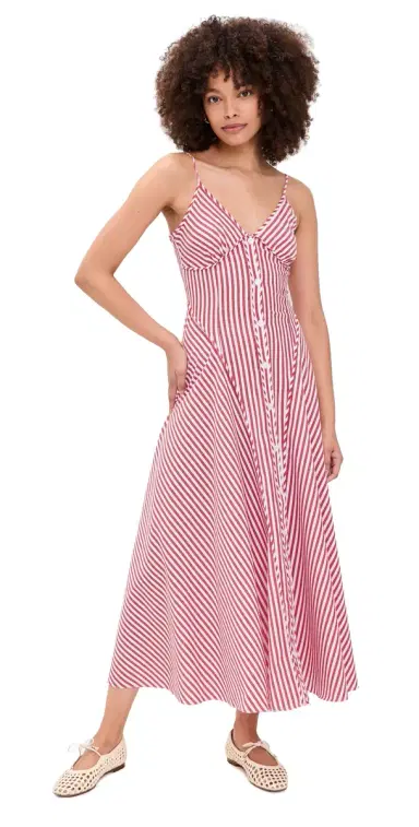 Saylor Arabella Dress Red/White | Thumbnail 1 Saylor Arabella Dress Red/White | Thumbnail 1
