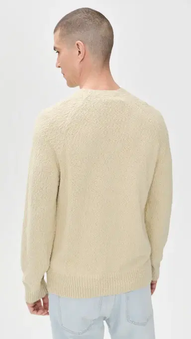 Closed Overlock Raglan Sweater Whipped Cream | Thumbnail 3 Closed Overlock Raglan Sweater Whipped Cream | Thumbnail 3