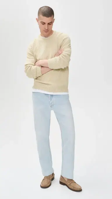 Closed Overlock Raglan Sweater Whipped Cream | Thumbnail 5 Closed Overlock Raglan Sweater Whipped Cream | Thumbnail 5