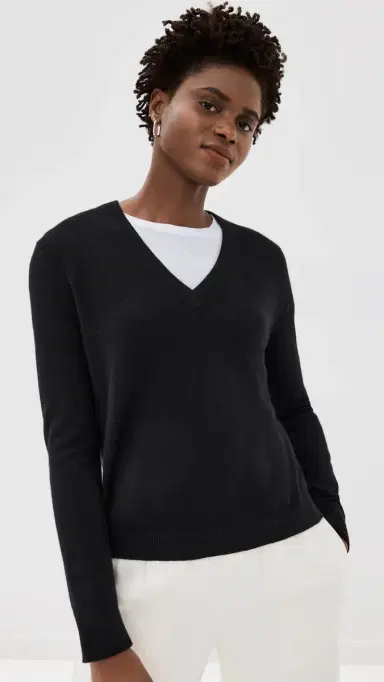 Jenni Kayne Flynn Cashmere Sweater Black | Thumbnail 2 Jenni Kayne Flynn Cashmere Sweater Black | Thumbnail 2