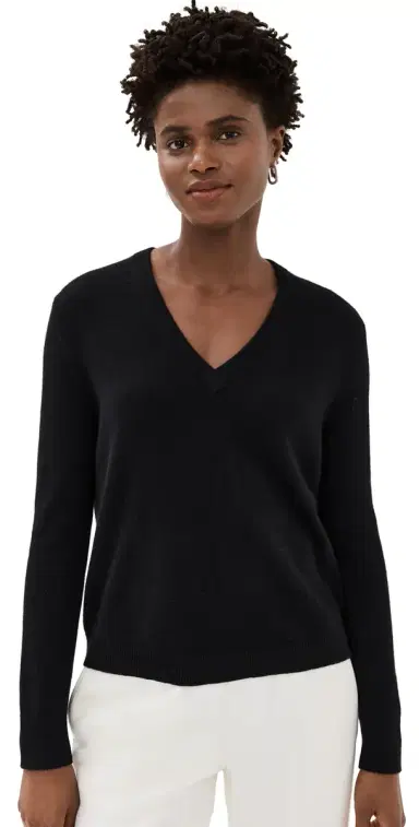 Jenni Kayne Flynn Cashmere Sweater Black | Thumbnail 1 Jenni Kayne Flynn Cashmere Sweater Black | Thumbnail 1