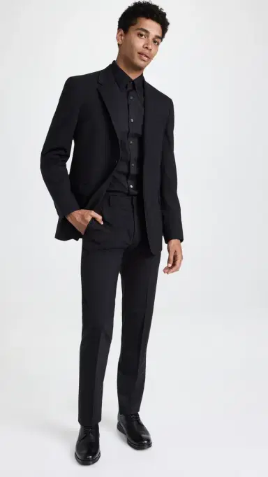 Theory ylvain Good Cotton Shirt Black | Thumbnail 5 Theory ylvain Good Cotton Shirt Black | Thumbnail 5
